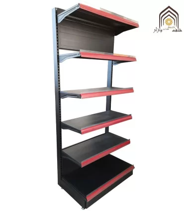 شلف یکطرفه فروشگاه هایپرمارکت | قفسه فروشگاهی خود ایستا