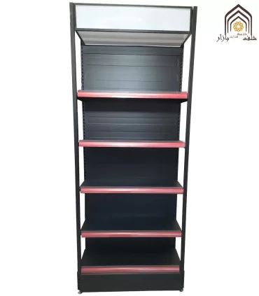 قفسه کنار دیوار فروشگاهی طوس مشبک - 3