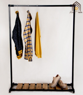 رگال ساده طبقه چوب | رگال لباس | رگال پوشاک | رگال فلزی قوطی