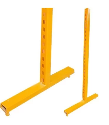 پایه قفسه دوطرفه T | ستون جوشی قفسه وسط | T base shelf