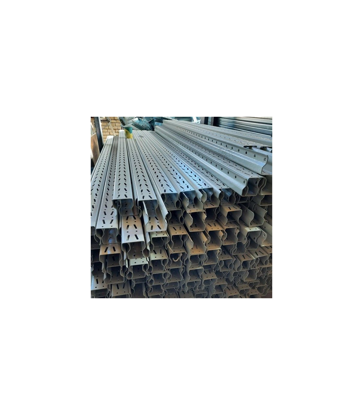 پایه راک نیمه سنگین ستون قفسه انبار راک پایه دوبل نیمه صنعتی